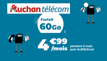 Auchan Telecom, un opérateur mobile réputé pour ses forfaits compétitifs